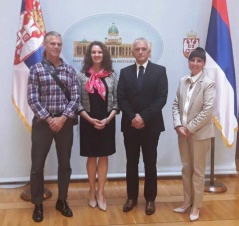 5. septembar 2017. Predsednik Poslaničke grupe prijateljstva sa Kanadom i predstavnica Parlamenta Kanade 